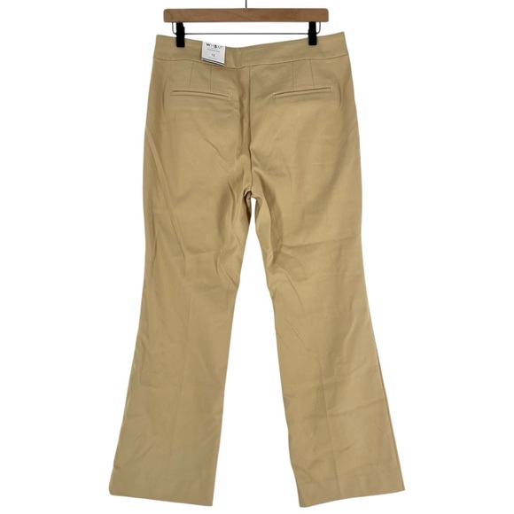 WHBM Seasonless Slim Boot Stretch‎ Trousers in Irish Cream NWT Size 12 Short - Picture 2 of 15